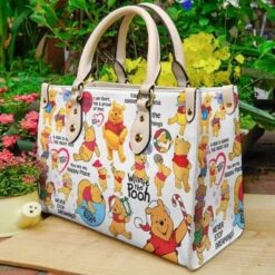 Winnie The Pooh 2 Leather Handbag