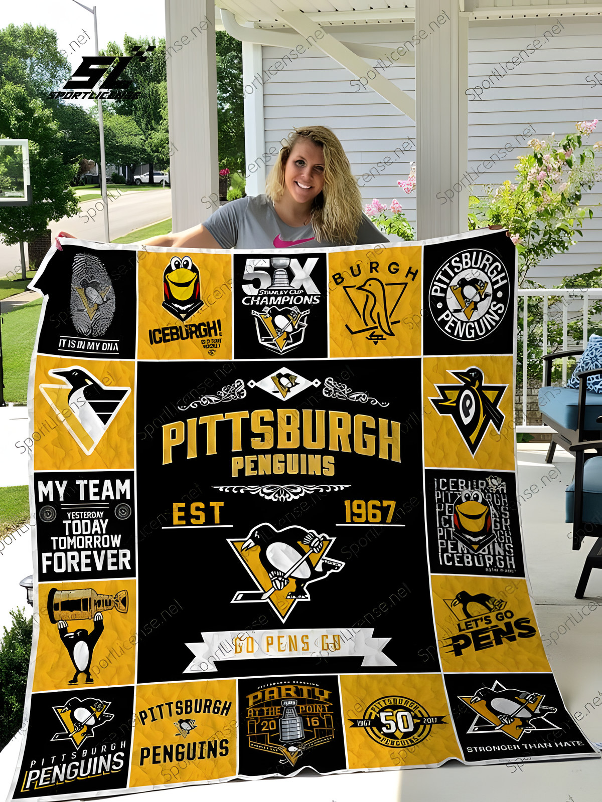 Pittsburgh Penguins 3G Quilt