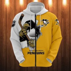Pittsburgh Penguins 2 Zip Hoodie 3D