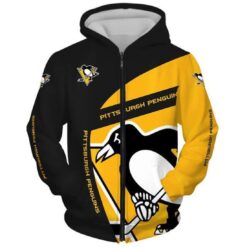 Pittsburgh Penguins 3 Zip Hoodie 3D