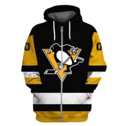 Pittsburgh Penguins 4 Zip Hoodie 3D