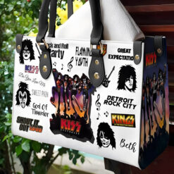 Kiss Band Lover Leather Handbag