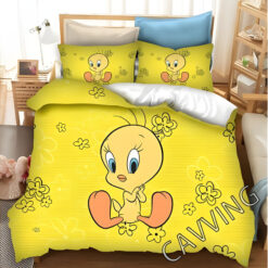 Tweety Bird Funny 4 Bedding Set