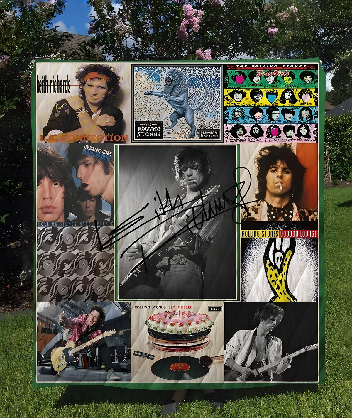 Keith Richards Quilt