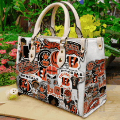 Cincinnati Bengals Leather Handbag