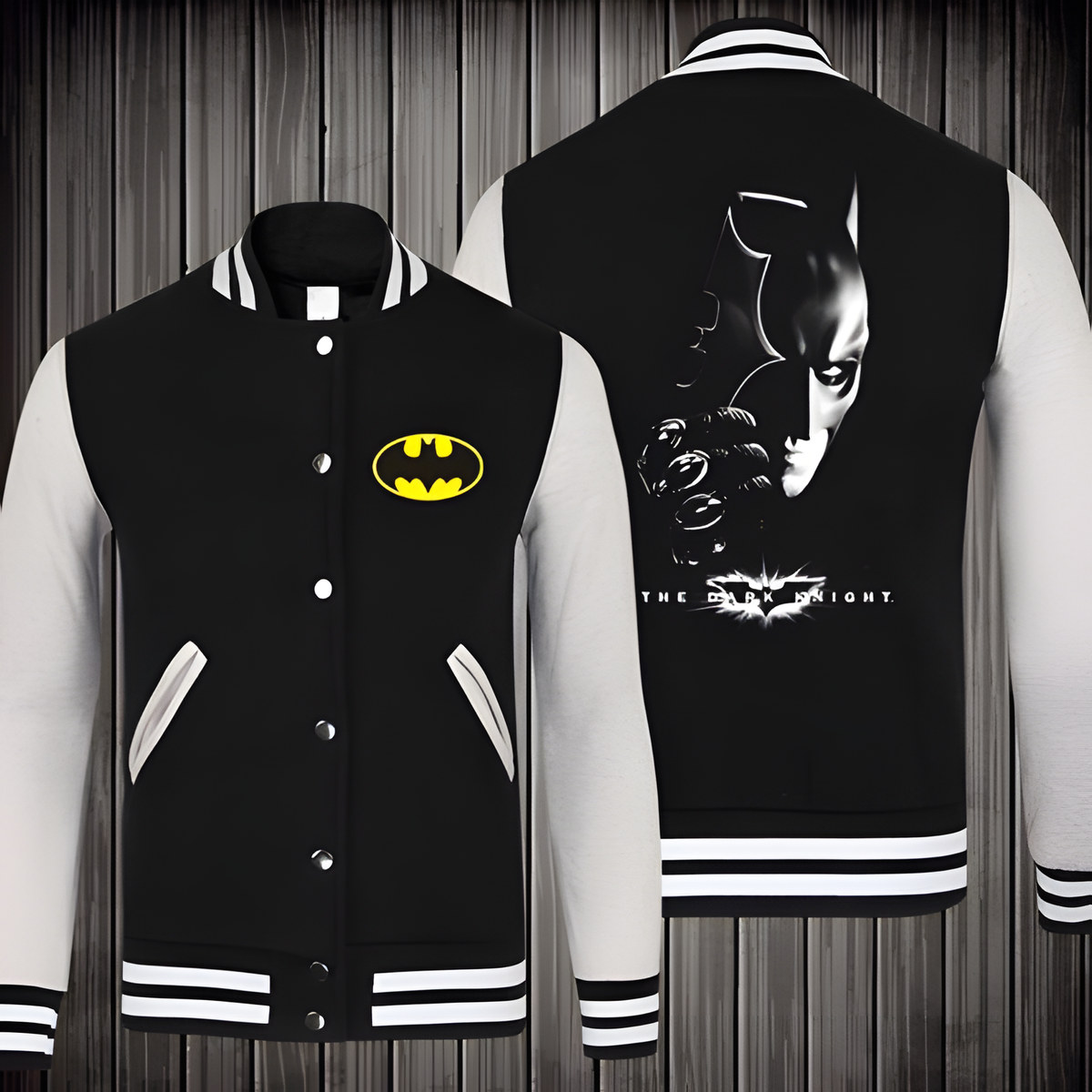 Bat Man Baseball Jacket