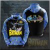 Bat Man Zip Hoodie 3D