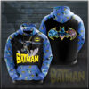 Bat Man Zip Hoodie 3D