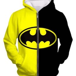Bat Man 1 Zip Hoodie 3D