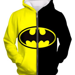 Bat Man 1 Zip Hoodie 3D