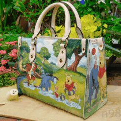 Winnie The Pooh 001 Leather Handbag