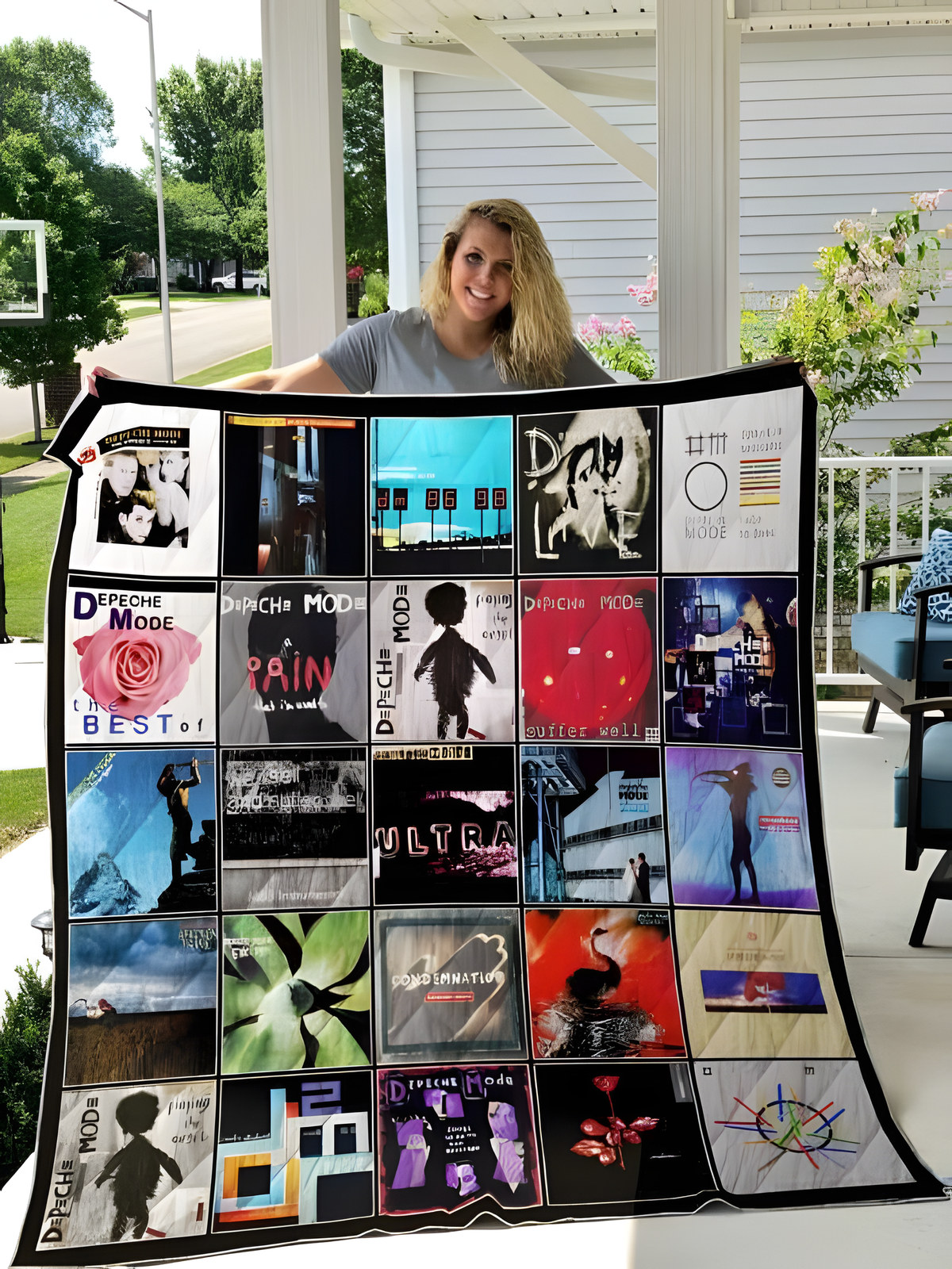 Depeche Mode 3 Quilt