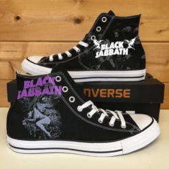 Black Sab Bath High Top Shoes