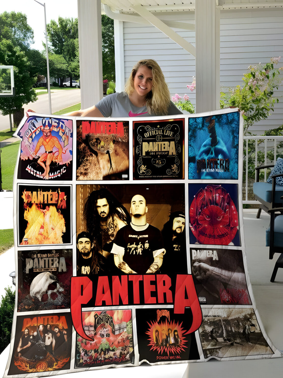 Pantera Band Quilt 1 Pantera Band Quilt