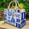 Duke Blue Devils 01 Leather Handbag