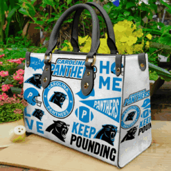 Carolina Panthers Leather Handbag