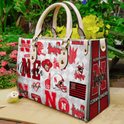 Nebraska Cornhuskers Leather Handbag