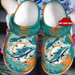 Miami Dolphins 3 Soft Clogs