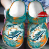Miami Dolphins 3 Soft Clogs