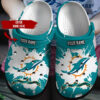 Miami Dolphins 4 Soft Clogs