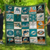 Miami Dolphins 3 Quilt