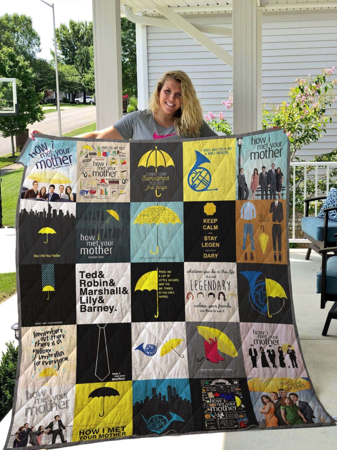 How I Met Your Mother Show Quilt 1 How I Met Your Mother Show Quilt