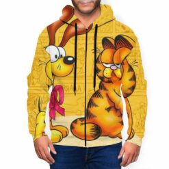 Garfield 1 Zip Hoodie 3D