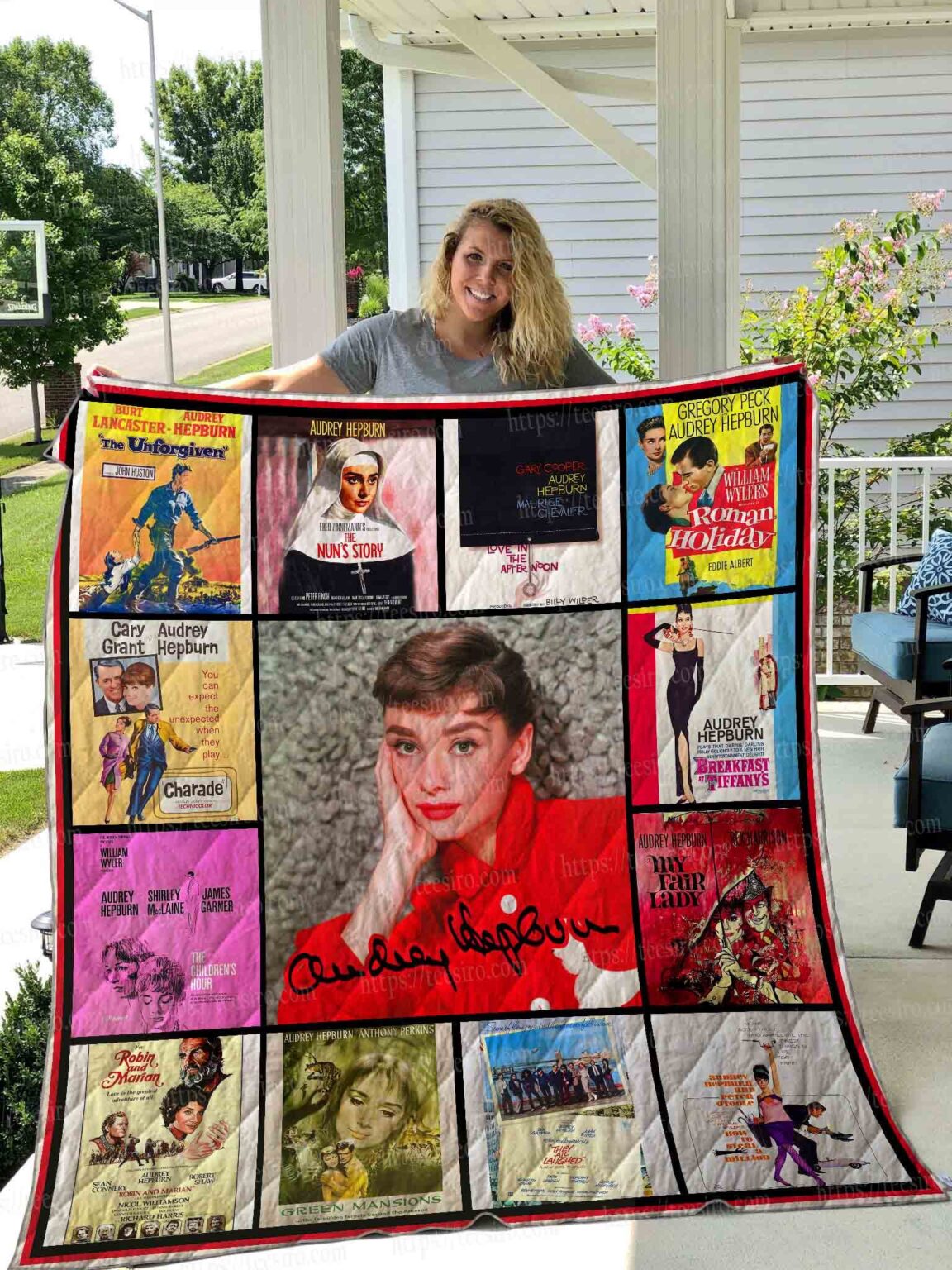 Audrey Hepburn Quilt 1 Audrey Hepburn Quilt