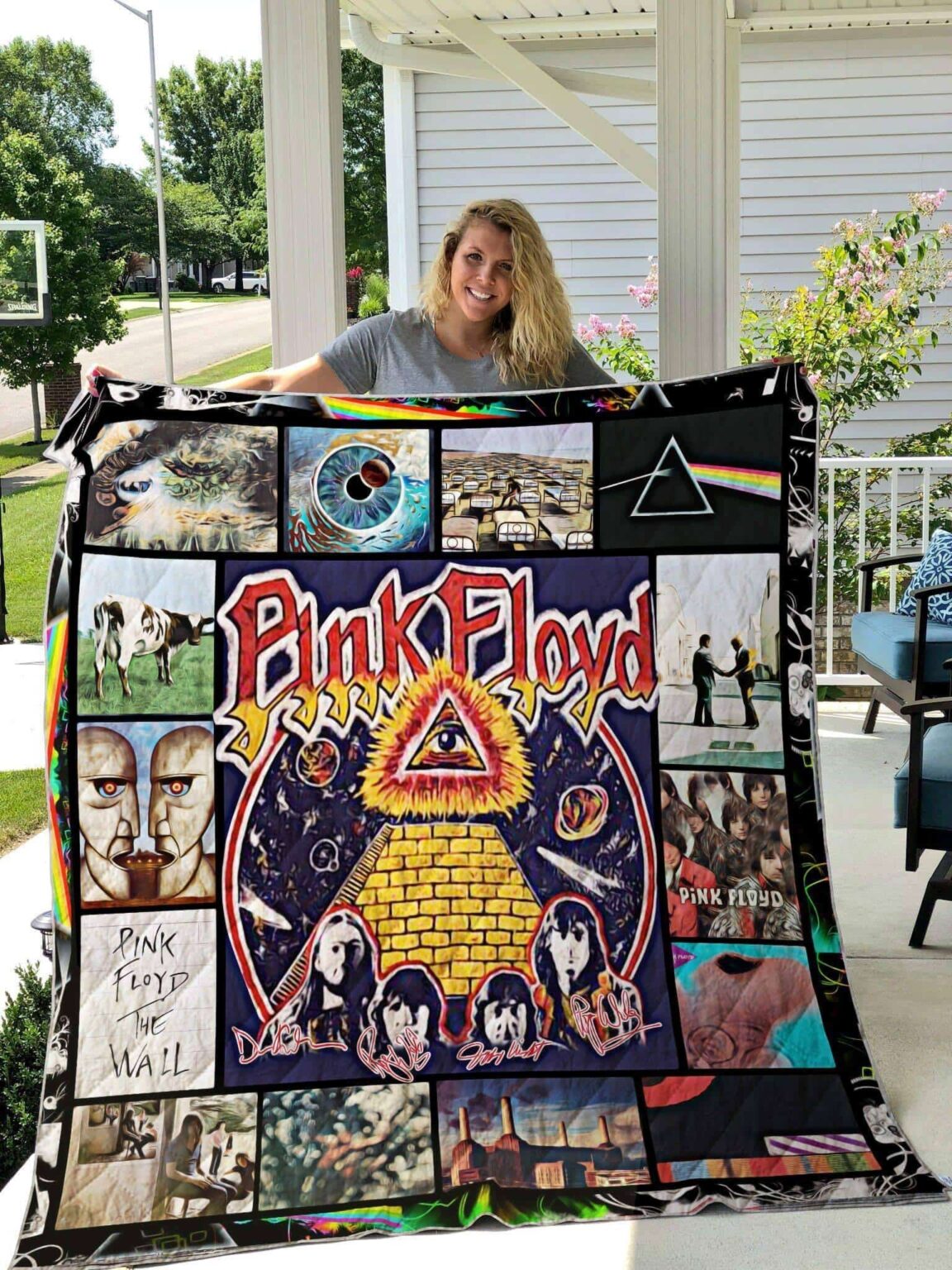 Pink Floyd Lover Quilt 1 Pink Floyd Lover Quilt