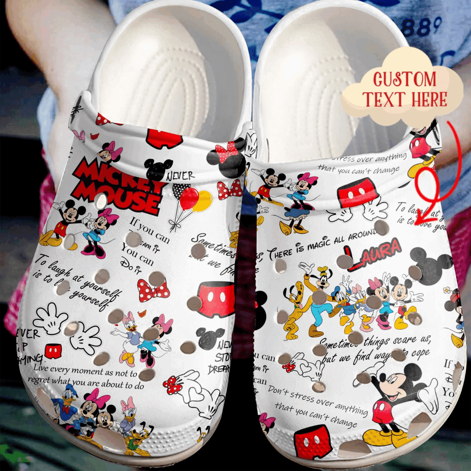 Mickey Mouse Disney Soft Clogs 1 Mickey Mouse Disney Soft Clogs