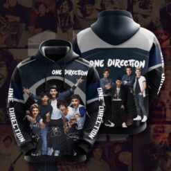 One Direction 1 Zip Hoodie 3D