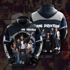 One Direction 1 Zip Hoodie 3D