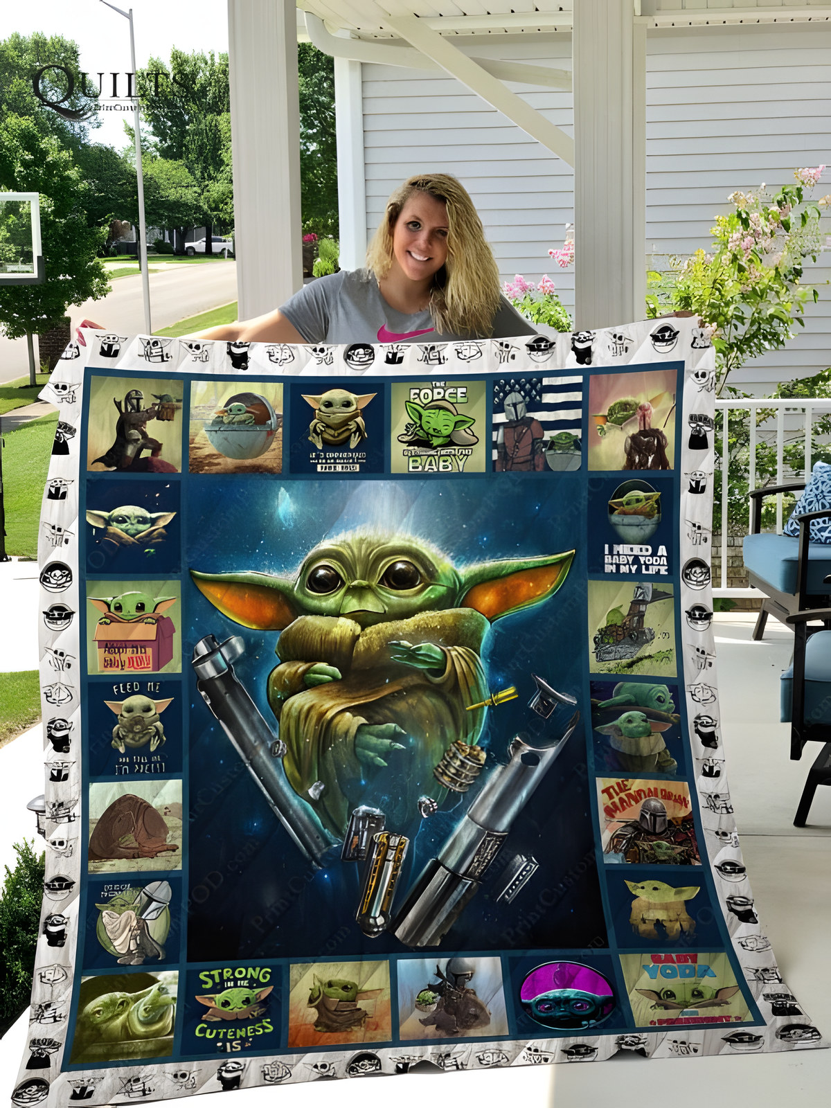 Baby Yoda 1 Quilt