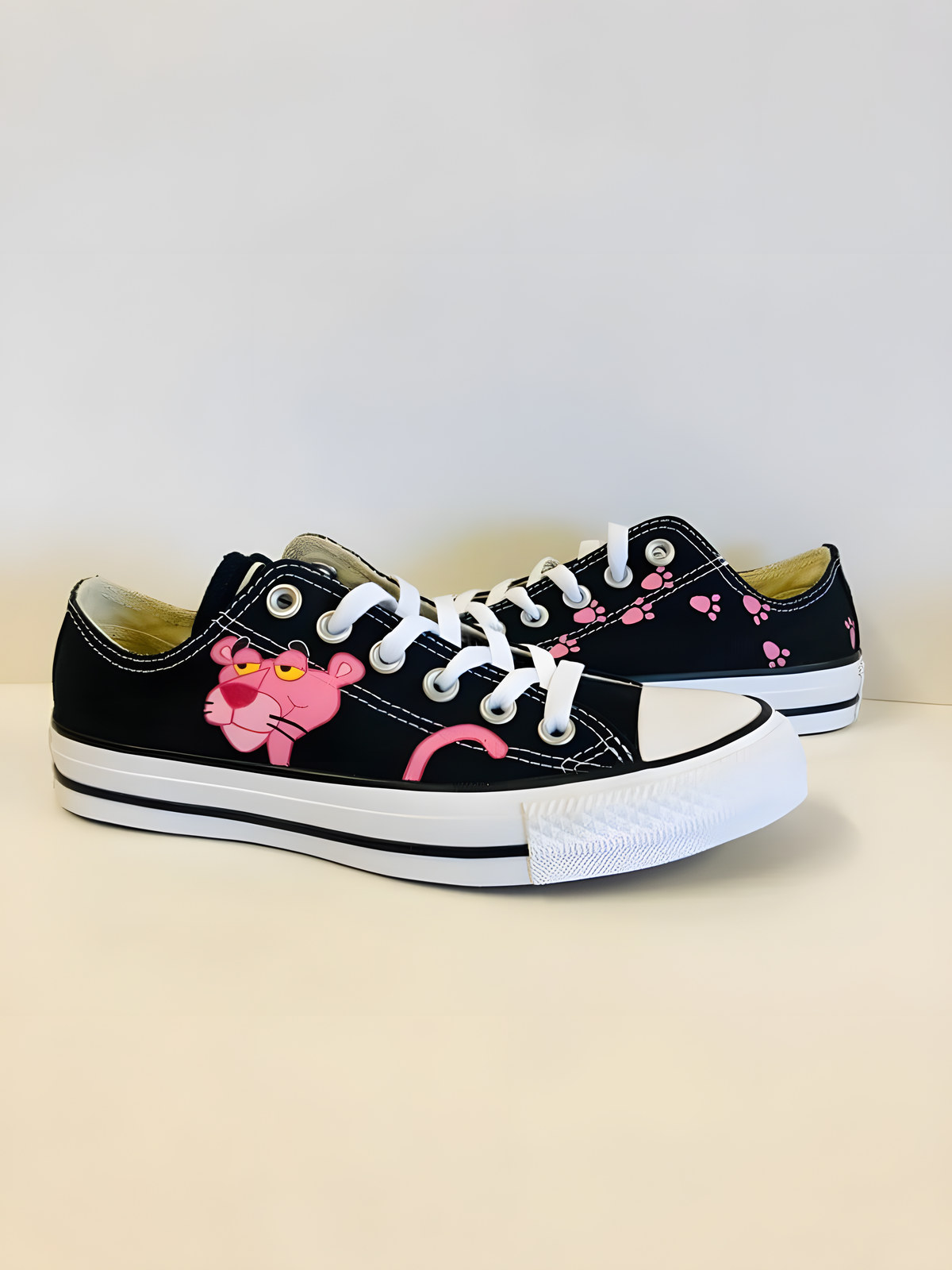Pink Panther Low Top Shoes