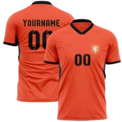 Alternative view of Netherlands Custom Name Soccer Jersey Shirt and Stan Shoes