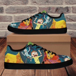 Rick And Morty Black Stan Smith Shoes