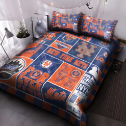 New York Mets Quilt Bedding Set