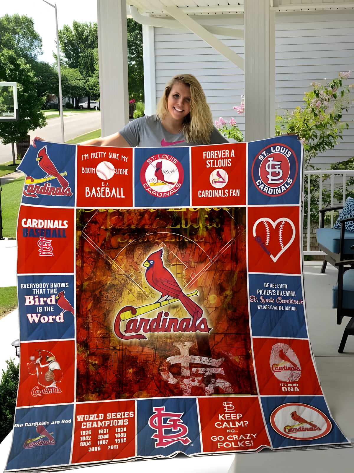 Louisville Cardinal 1G Quilt