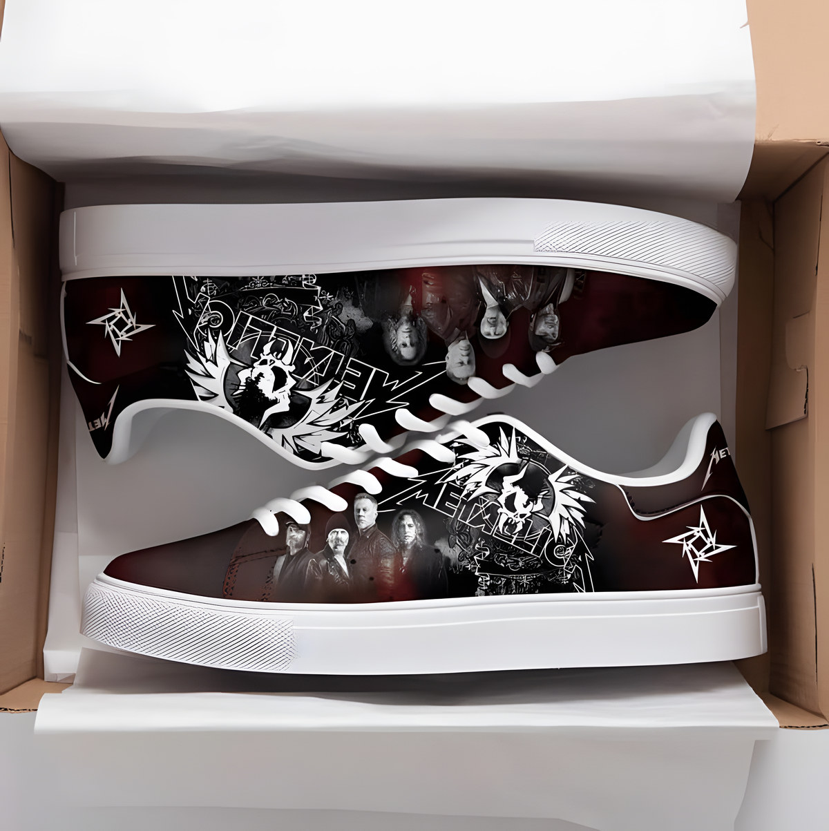 Metallica Stan Smith Shoes