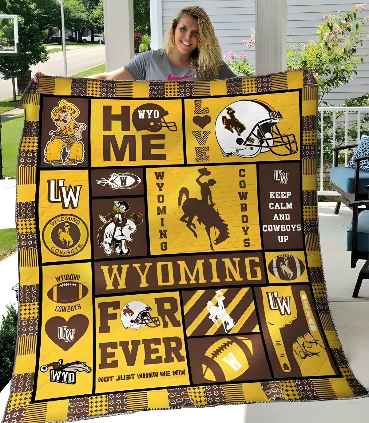 Wyoming Cowboys Quilt