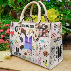 Bts Band Leather Handbag