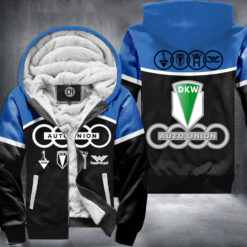 Dkw Auto Union Blue Fleece Jacket