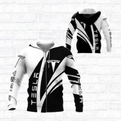 Tesla Best Hoodie Zip Hoodie 3D Fleece Jacket