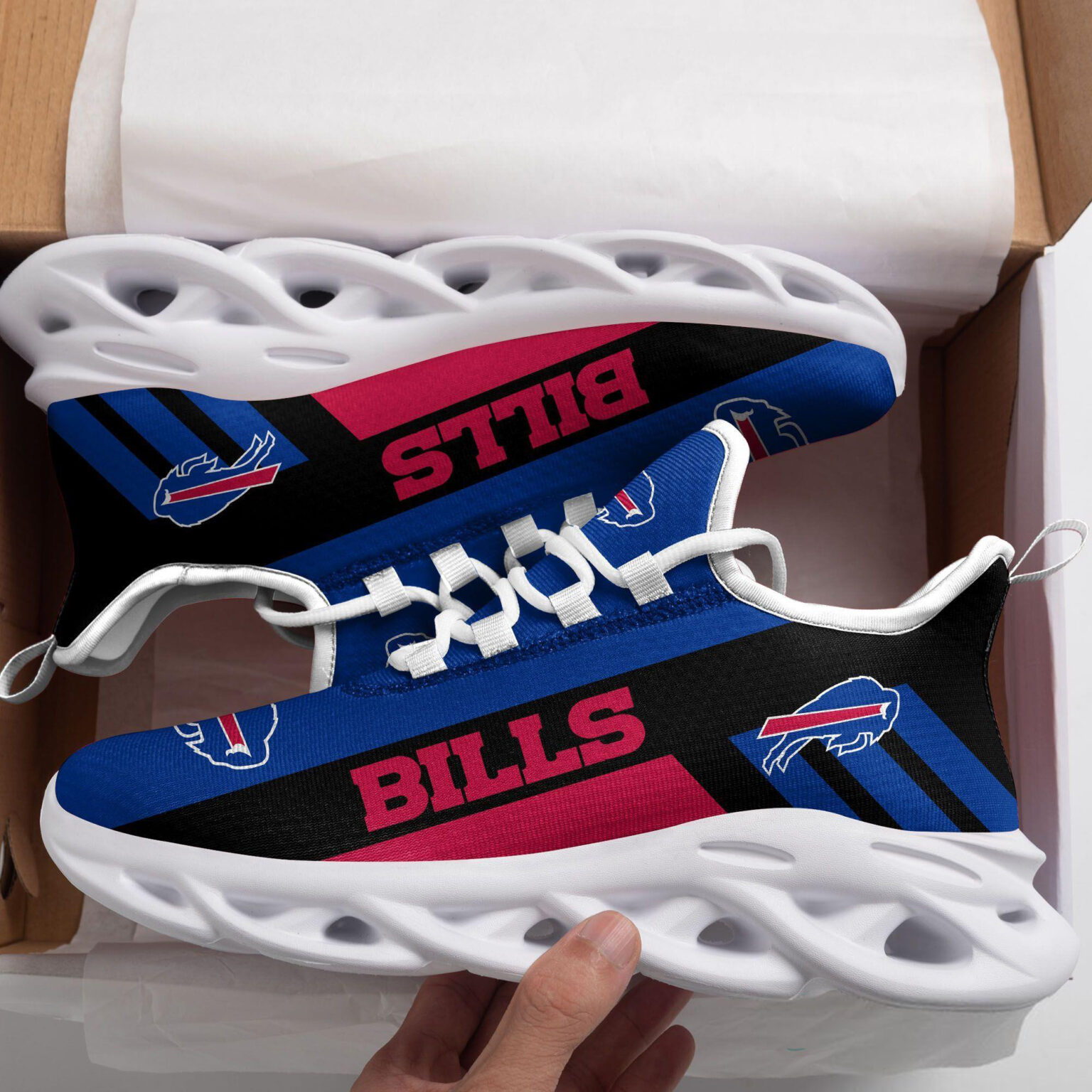 Buffalo Bills Lover White Shoes 1 Buffalo Bills Lover White Shoes