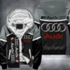 Audi Car Grey Fleece Jacket