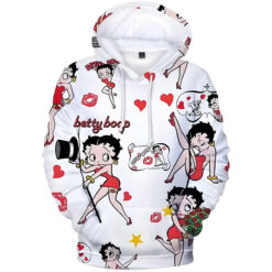 Betty Boop 1G Zip Hoodie 3D