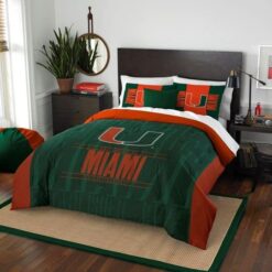 Miami Hurricanes Bedding Set