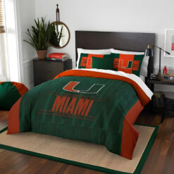 Miami Hurricanes Bedding Set