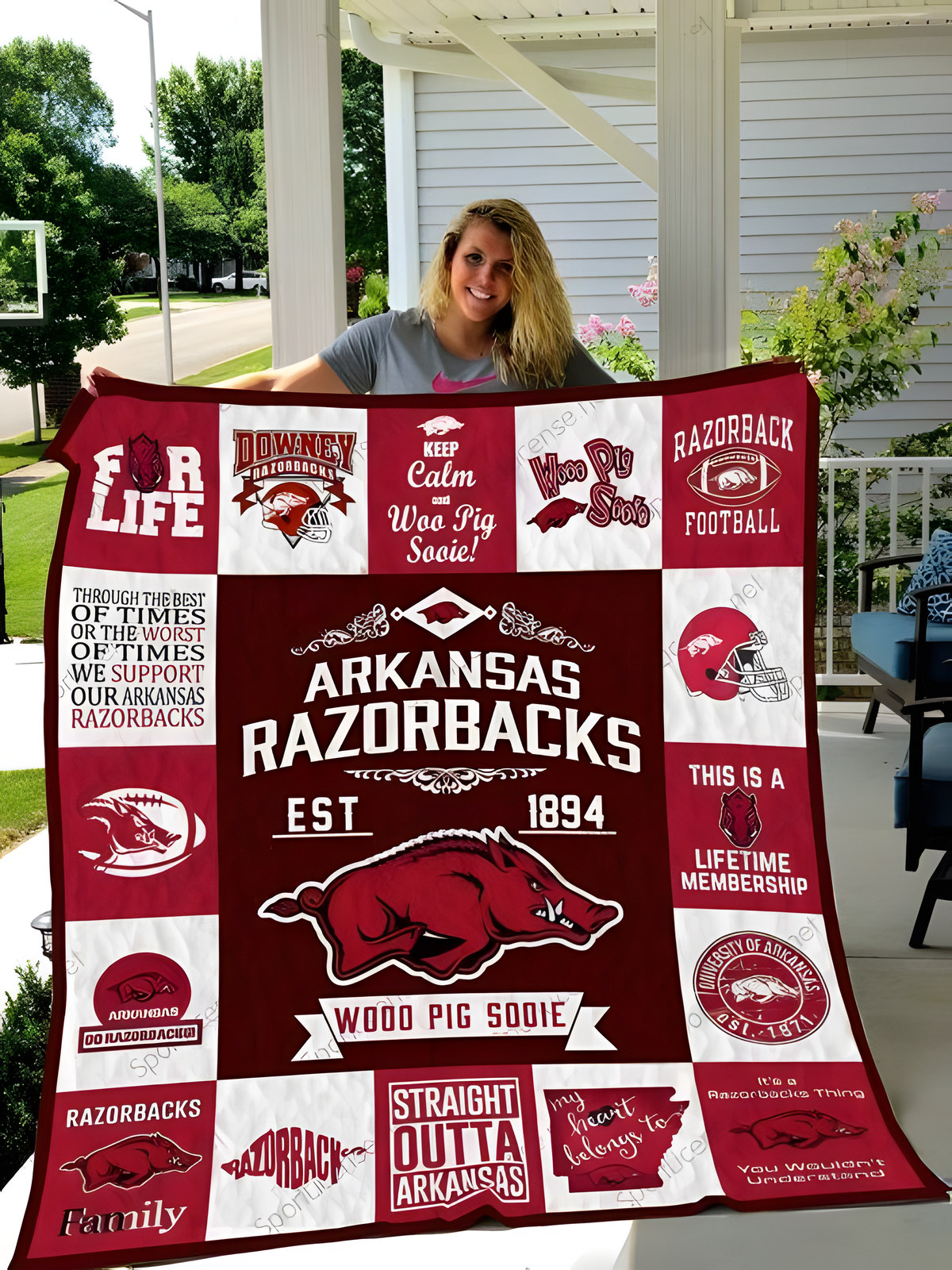 Arkansas Razorback 0C Quilt