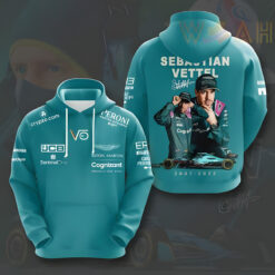 Sebastian Vettel Zip Hoodie 3D